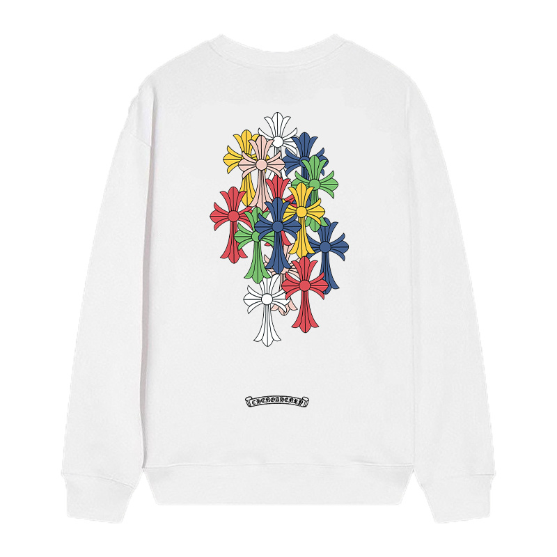 CH Multicolor Cross White Long Sleeve