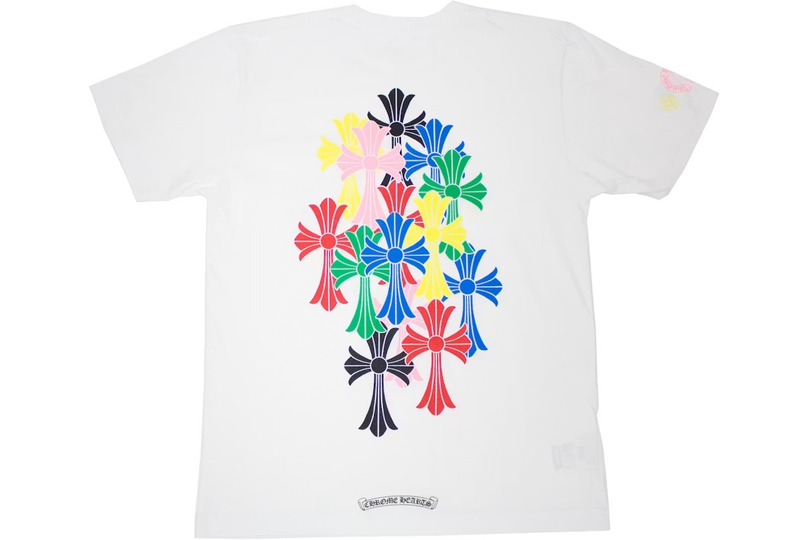 Chrome Hearts Multi Color Cross Cemetery T-shirt
