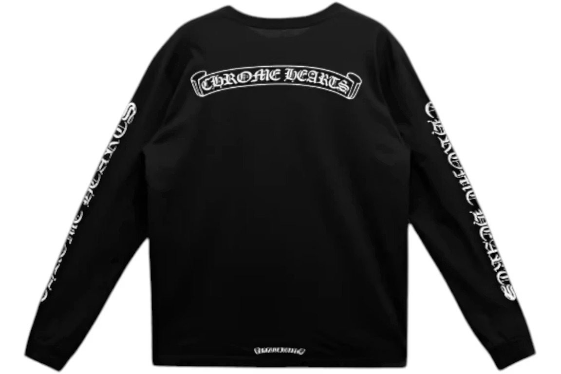 Chrome Hearts Scroll Logo LS Pocket T-shirt