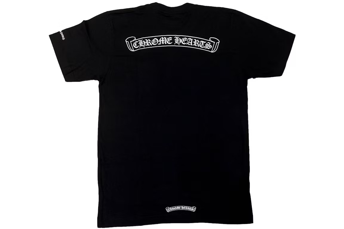 Scroll Logo Chrome Hearts T-shirt